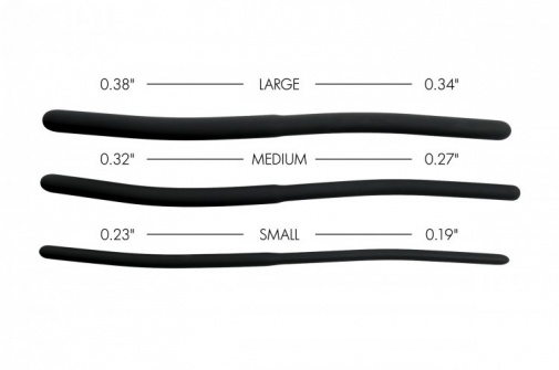 Mistress - Urethral Sound Trainer Set - Black photo