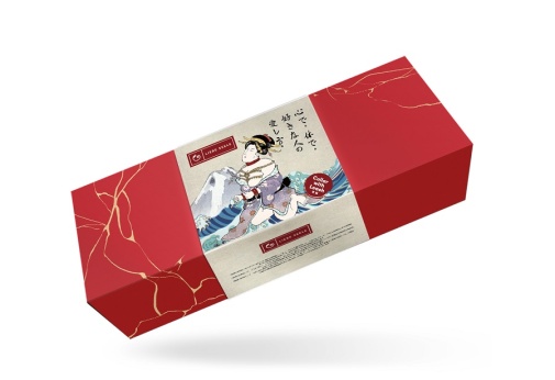 Liebe Seele - 玫瑰色小羊皮頸圈連牽帶 - 紅色 照片