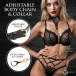 Master Series - Captivate Collar w Body Chain - Black photo-4