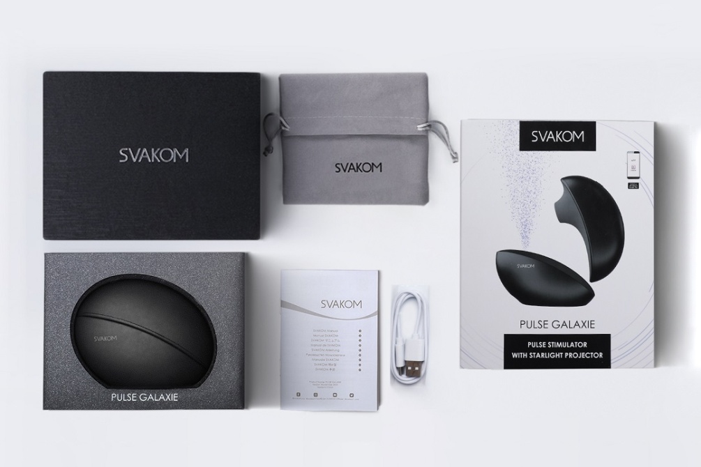 SVAKOM's newest patented technology is excited to show you j... SVAKOM - Pulse Galaxie APP Stimulator w Projector - Midnight Black photo-19