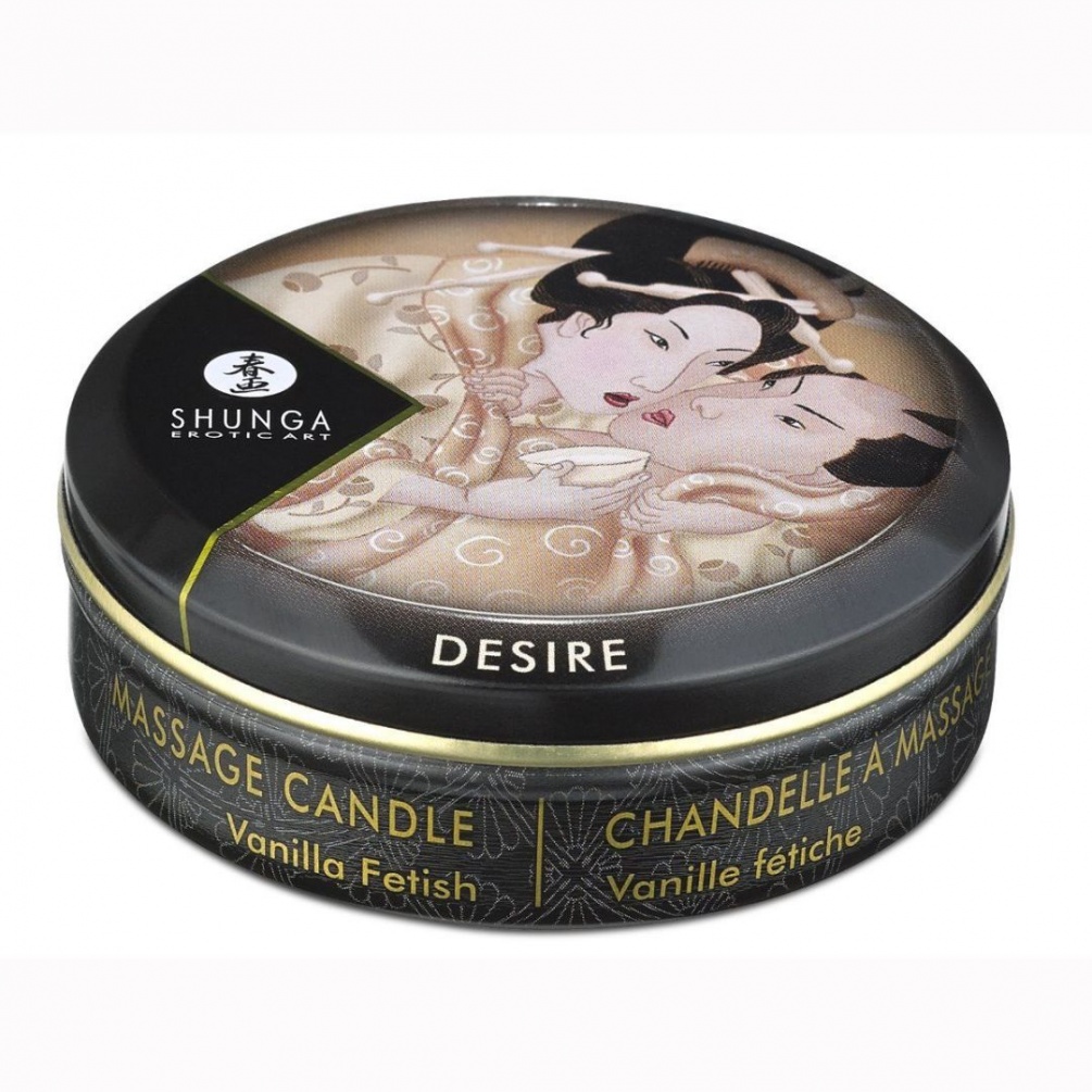This soy based candle can be used both as an ambiance candle... Shunga - Desire Massage Candle Vanilla Fetish - 30ml photo-2