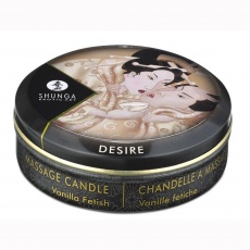 Shunga - Desire Massage Candle Vanilla Fetish - 30ml photo