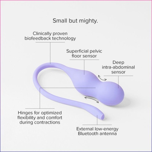 Perifit - Pelvic App Controlled Balls - Lilac photo
