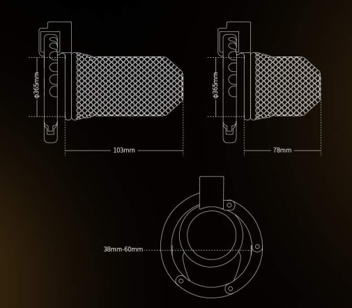 Sevanda - Hauberk Chastity Cage L - Black photo
