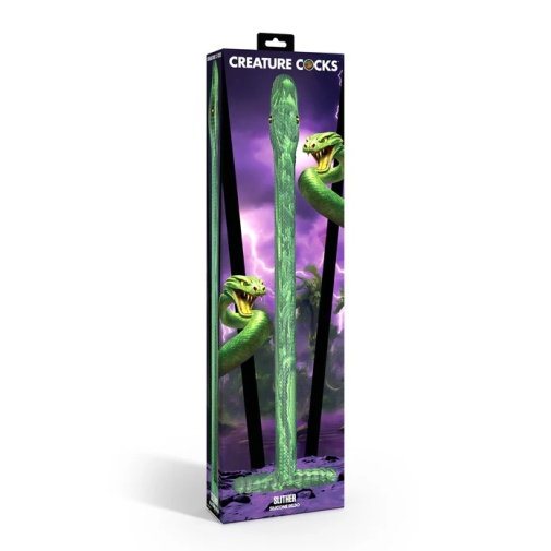 Creature Cocks - Slither Hose Dildo - Green 照片