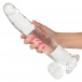 CEN - Size Queen 10" Dildo - Clear photo-5