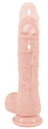 Medical Silicone - Thrushing Vibrator - Flesh photo