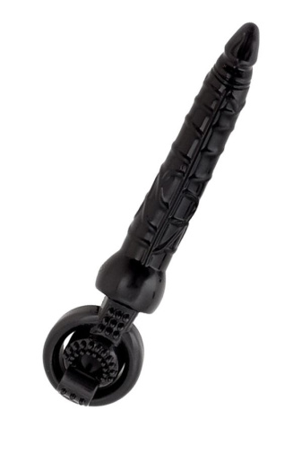 Black&Red - Vibro Double Penetrator - Black 照片