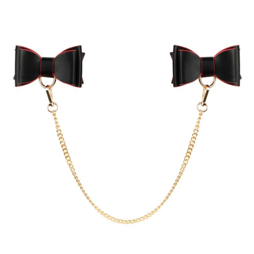 Indulge in the ultimate experience of luxury and control wit... Bedroom Fantasies - Crimson & Ebony SM Set 8pcs - Black/Red photo