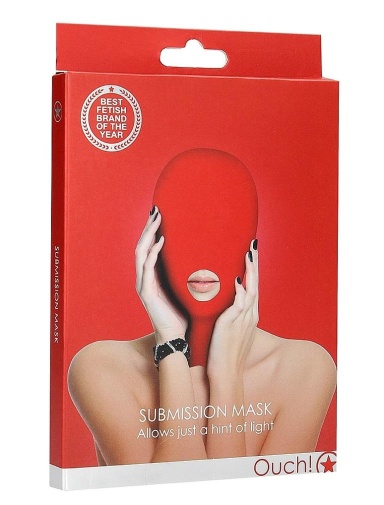 Ouch - Submission Mask Dark - Red photo