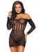 Leg Avenue - Dream Mini Dress - Black photo