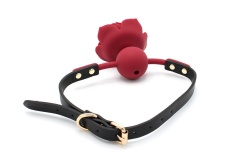 Kiotos - Silicone Rose Gag - Red photo