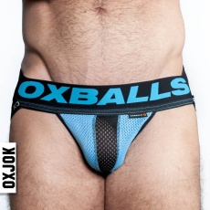 Oxjok - Airmesh Jockstrap w Ring - Blue Sky - XL photo
