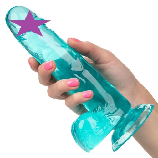 CEN - Size Queen 6" Dildo - Blue photo
