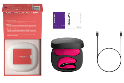 We-Vibe - Chorus Pro Clitoral & G-Spot Couples Vibrator - Electric Pink 照片