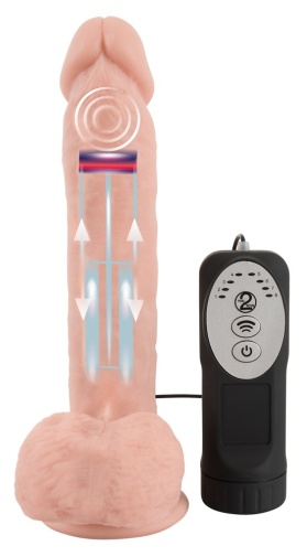 Medical Silicone - Thrusting Dildo w Remote photo