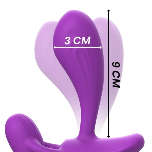Intense - Shelly Vibro Plug w Remote - Purple photo