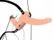 Strap U - Power Pegger 穿戴式束帶連震動雙頭假陽具 - 肉色 照片