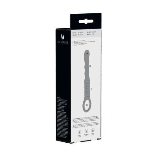 Me You Us - Ridged Anal Wand - Blue photo