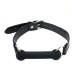 Liebe Seele - Leather Silicone Bit Gag - Black photo