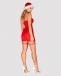 Obsessive - Kissmas Chemise - Red - S/M photo-5