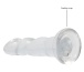 RealRock - 7" Wave Non-Realistic Dildo - Clear photo-3