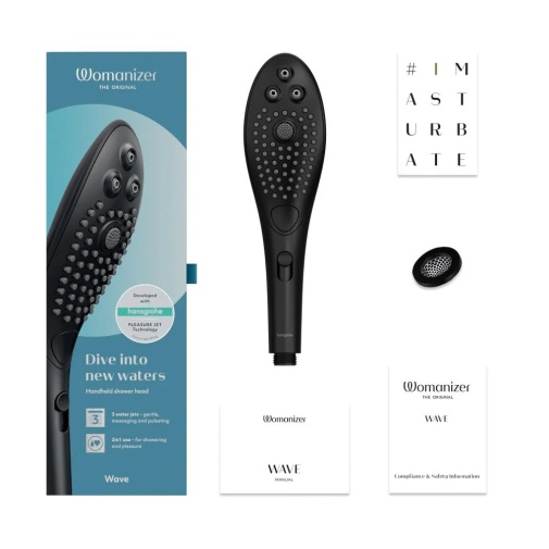 Womanizer - Wave - 水疗阴蒂按摩器 - 黑色 照片