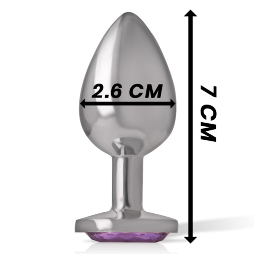 Intense - Metal Gem Plug S - Purple  photo