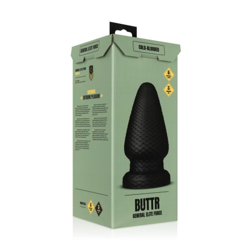BUTTR - 加大型後庭塞 - 黑色 照片
