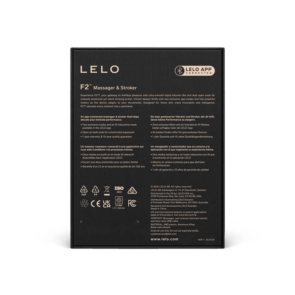 Introduction
The LELO F2S™ AI Stamina Trainer Stroker c... Lelo - F2S AI Stamina Trainer Stroker - Teal photo-10
