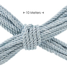 Ouch - Bondage Rope 10m - Powder Blue 照片