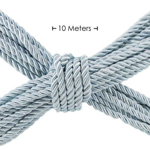 Ouch - Bondage Rope 10m - Powder Blue 照片