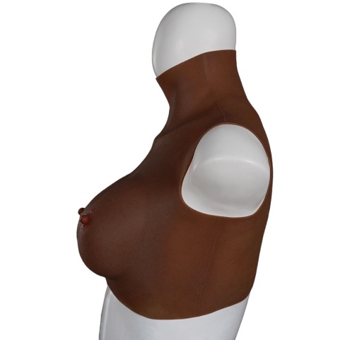 XX-Dreamstoys - 超逼真乳房 中碼 - 黑色 照片