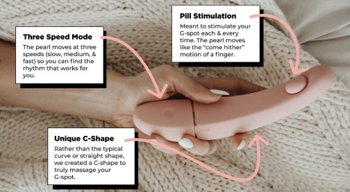 Ioba - OhMyG G-Spot Vibrator - Pink photo
