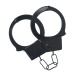 Ouch - Classic Metal Hand Cuffs - Black 照片-2