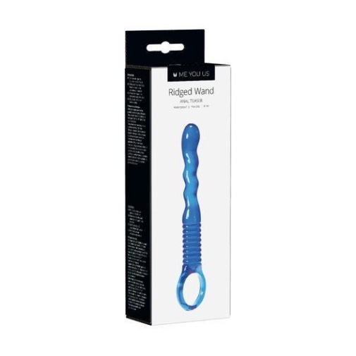 Me You Us - Ridged Anal Wand - Blue photo