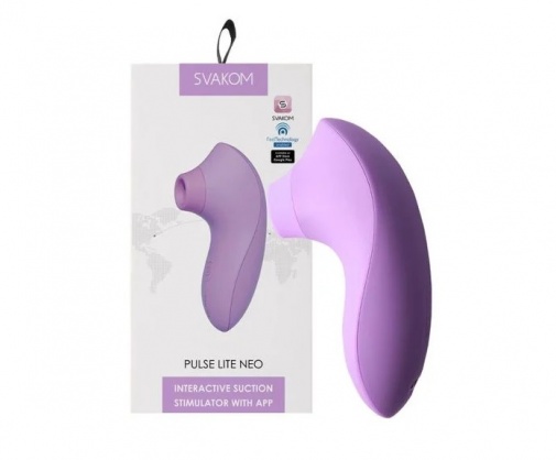SVAKOM - Pulse Lite Neo Interactive Stimulator - Lavender photo