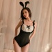 KR - 熱戀兔女郎露背服裝 KRW-081 - 黑色 照片-8