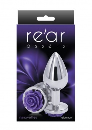 NS Novelties - Rose Buttplug M - Purple photo