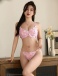 Ohyeah - Floral Bra Set - Pink - M photo