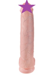 King Cock - Cock 15" With Balls - Flesh photo