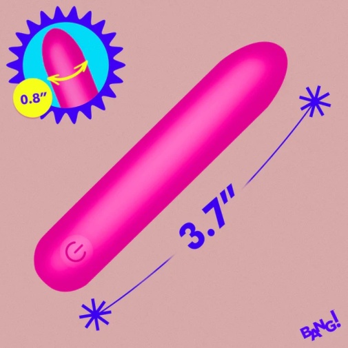 Bang! - Tapered Flexible Bullet - Pink 照片