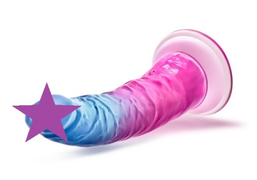 B Yours - Beautiful Sky Dildo 17.8cm - Pink photo