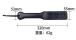 MT - Heart Paddle w 2 layers - Black photo-3