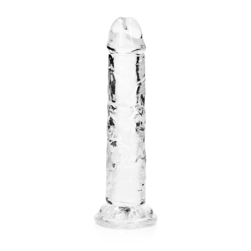 RealRock - 6" 直身仿真假陽具 - 透明 照片