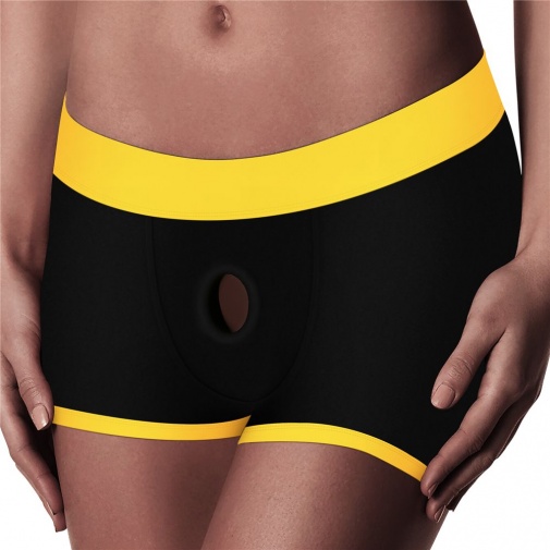 Lovetoy - Horny Strapon Shorts - Black - M/L photo