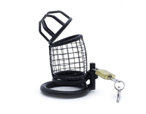 Kiotos - Squares Chastity Cage - Black photo