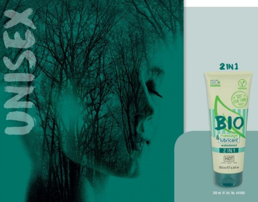 Hot - BIO 水溶性二合一按摩润滑剂 - 200ml 照片
