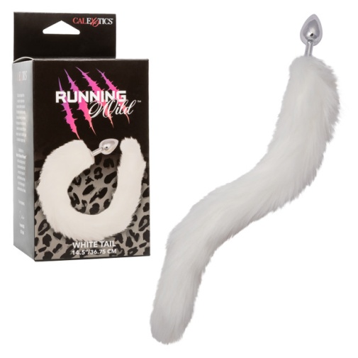 CEN - Running Wild Fox Tail Plug - White 照片
