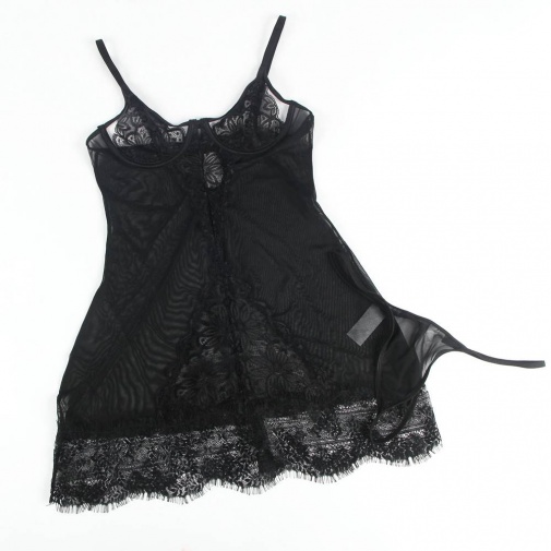 Ohyeah - Soft Sheer Babydoll - Black - M photo